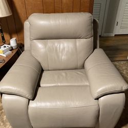 Leather Powered Recliner