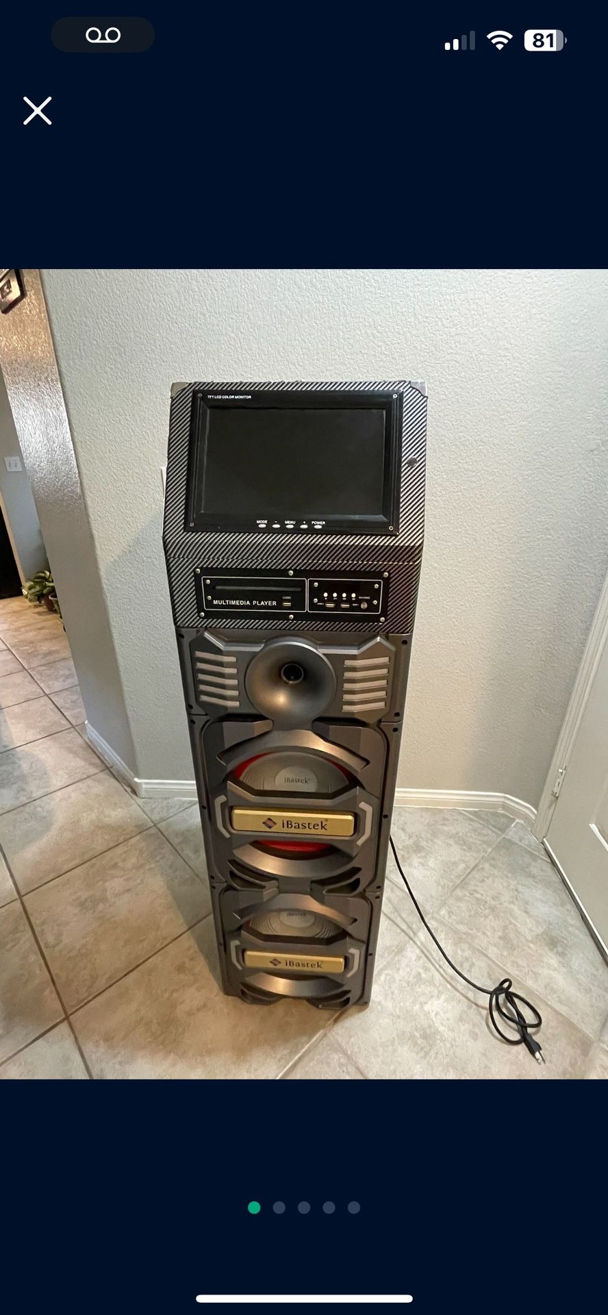 IBastek Bluetooth Multimedia Player