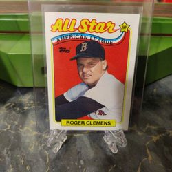 1989 Topps All Star Roger Clemens