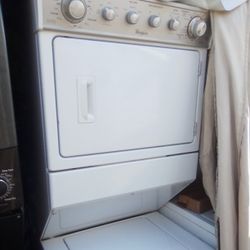 Whirlpool 27" Stacked Washer Dryer Gas Heavy Duty 
