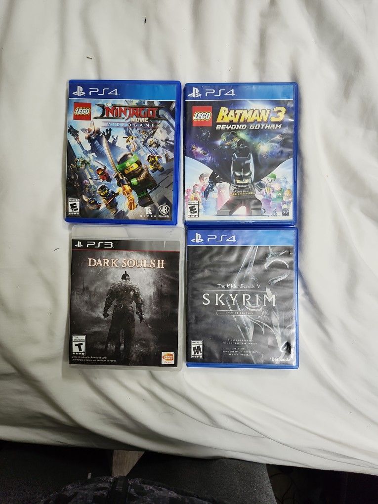 Ps4 Games  And  One Ps3 Game