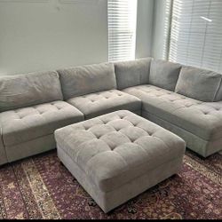 Sectional Couch With Ottoman 