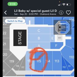 Lil baby Ft lil durk GOOD SEATS Saturday 25th 