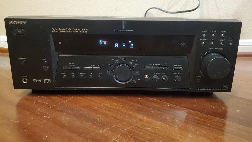 SONY STR-K502P 5.1 Channel 220 Watt Surround Sound Receiver Amp.