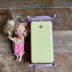 Vintage Kelly Doll and Bed