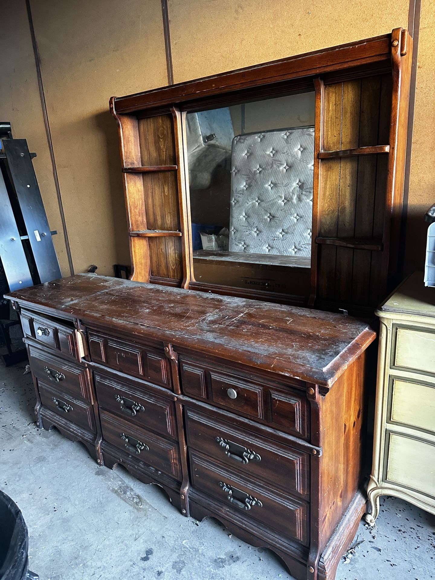 MUST GO! - Wood 4 Piece Bedroom Set - MAKE OFFER!