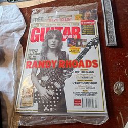 Randy Rhoads Guitar World Magazine