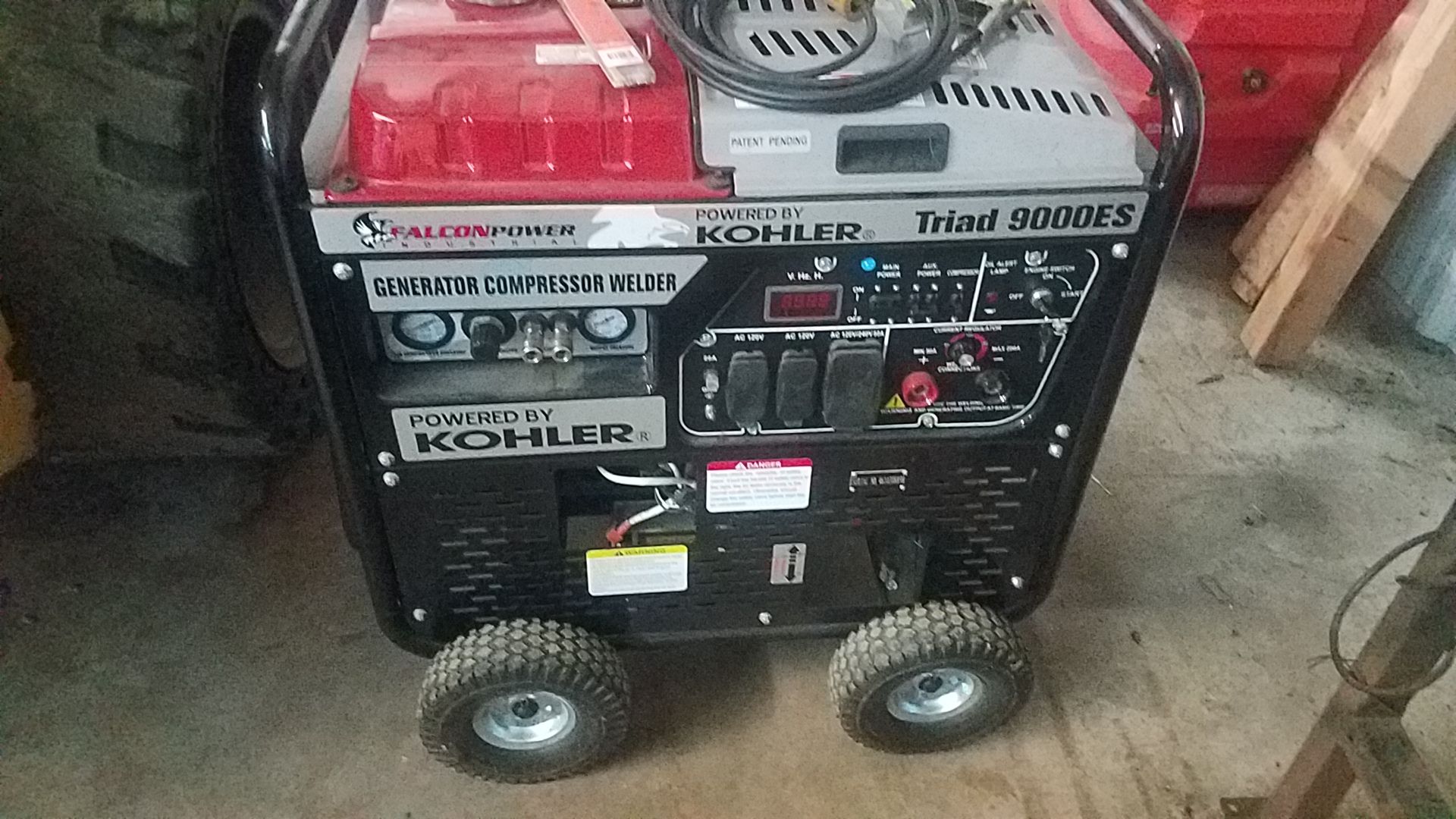 Triad 3in1 generator, welder, air compressor