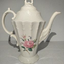 Vintage Spode’s Jewel Copeland "Billingsley Rose" Coffee/Tea Pot ENGLAND