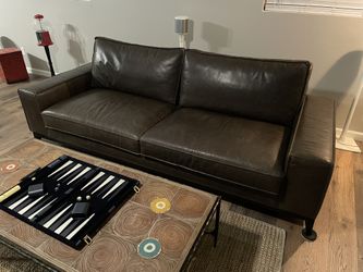 Genuine Leather Couch