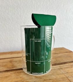 MoMA Multi-ccino Glass Coffee Mug Josh Corn Clear Borosilicate Tea Recipe Cup