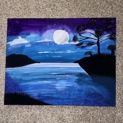 MOONLIGHT OVER THE WATER 