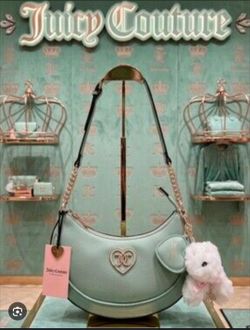 Juicy Couture mint crescent shoulder bag