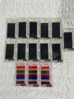 Individual Eyelash Extension Trays SET