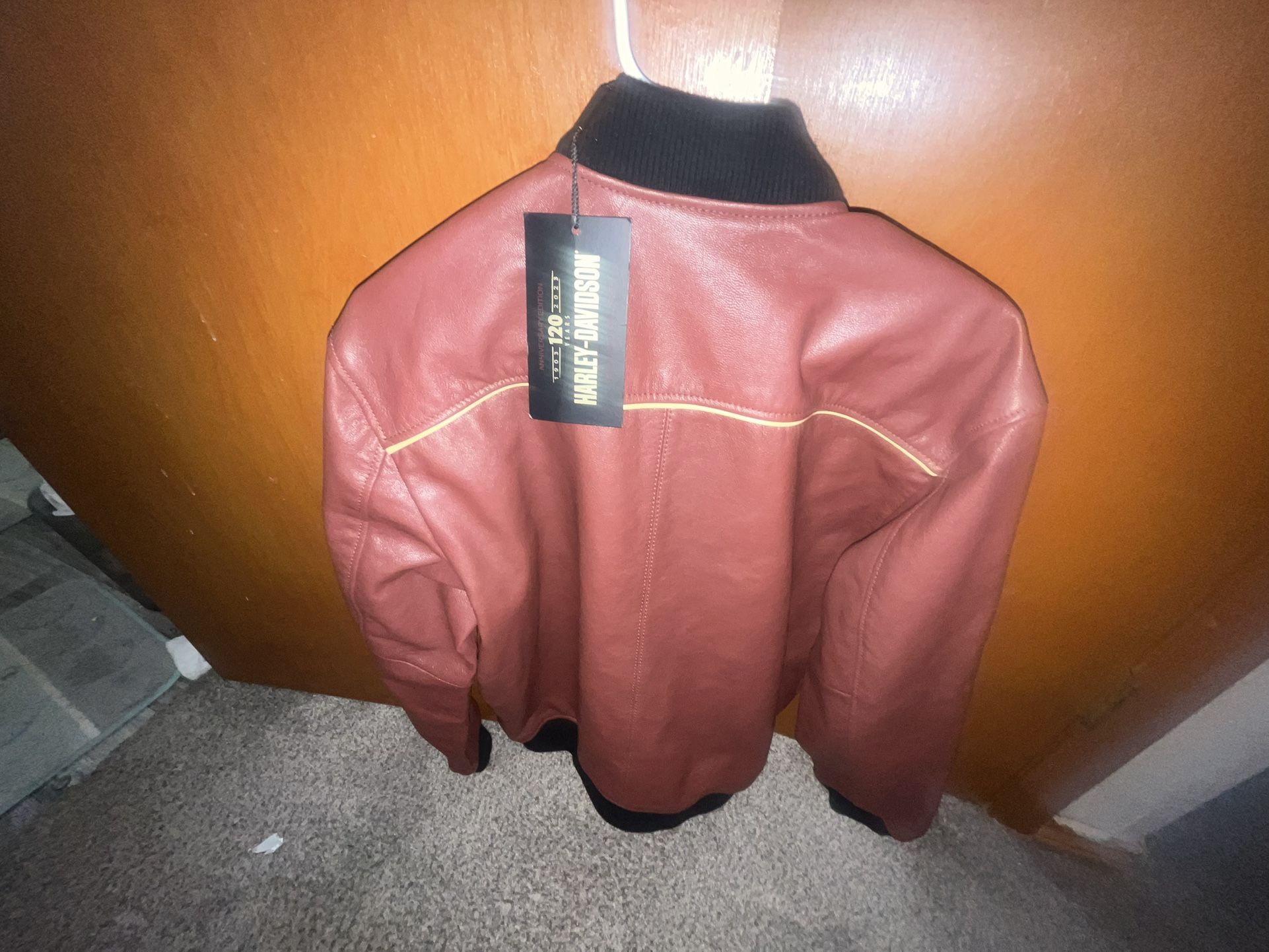 Harley Davidson Leather Jacket 120 Anniversary