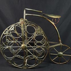 Unique Metal Art Bicycle Wine Bottle Rack