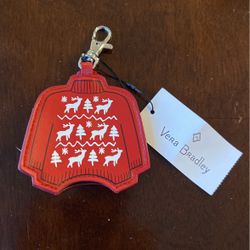 Vera Bradley Hand Sanitizer Keychain