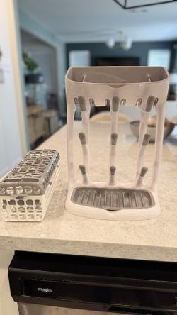 OXO Tot Baby Bottle Drying Rack and dishwasher basket