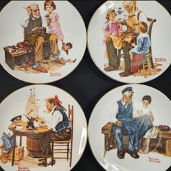 Norman Rockwell Plates. Collectors Dreal