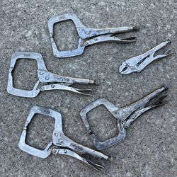 Vise  Grip,   11” C- Clamps    5 Pieces Set.