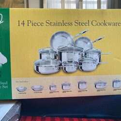 Emeril 6 Piece Stainless Steel Cookware Set. for Sale in El Paso, TX -  OfferUp