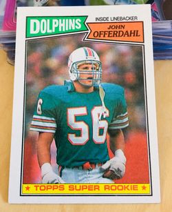 1987 Topps John Offerdal Card #244 Topps Super Rookie