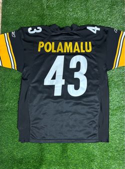 Reebok Troy Polamalu #43 Pittsburgh Steelers Jersey