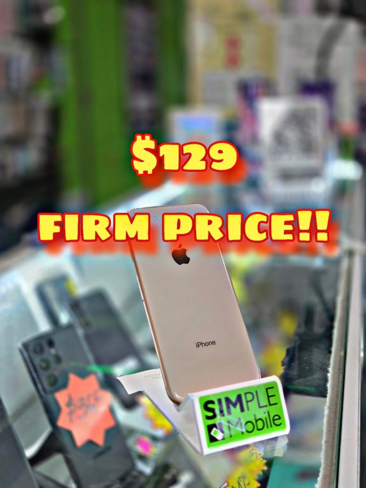 iPhone 8 π° Only $129 !Unlocked