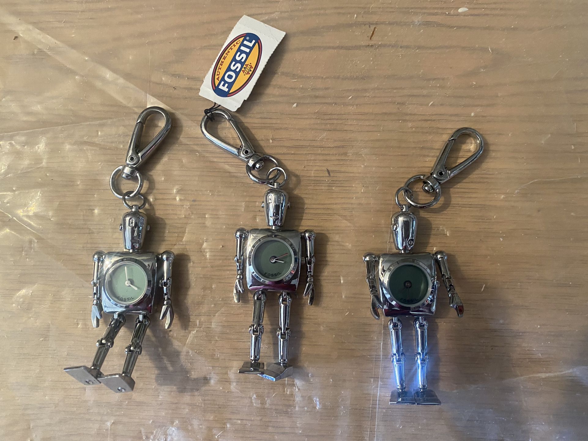 Fossil Robot Watch Keychains