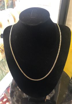 24KT Gold Bond Chain with Lifetime Replacement Guarantee (THIS IS NOT A PLATED CHAIN & IT WILL NOT CHANGE COLOR)