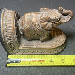 Pair Of Vintage African Elephant Book Ends
