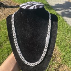 8MM Moissanite Chain 