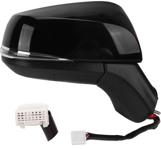 RAV4 XA50 2019‑2022 Black Power Foldable Side Mirror BSM W/ Turn Signal (Right)