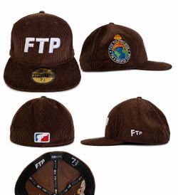FTP Corduroy Fitted Hat Size 7 3/8