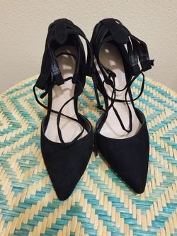 Woman's strappy heels
