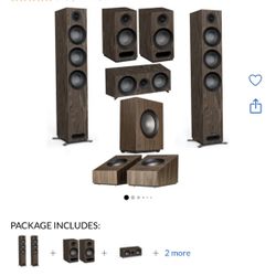 Surround sound home movie theater audio system JAMO S 809 7.1 speaker system NEW