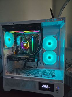 [NEW] White RGB Gaming PC | RTX 3060 12GB | Ryzen 5 3600 | 16GB RAM | SSD 500gb + 1TB| Windows 11