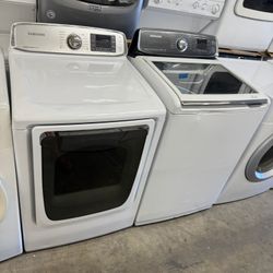  Used Samsung Washer and Gas Dryer Top Load  Heavy Duty ( Free Installation)  