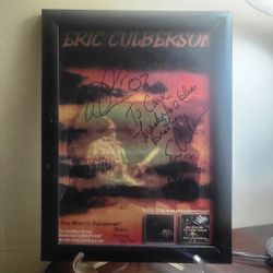 Signed & Framed Picture Of Eric CULBERSON 15x12 