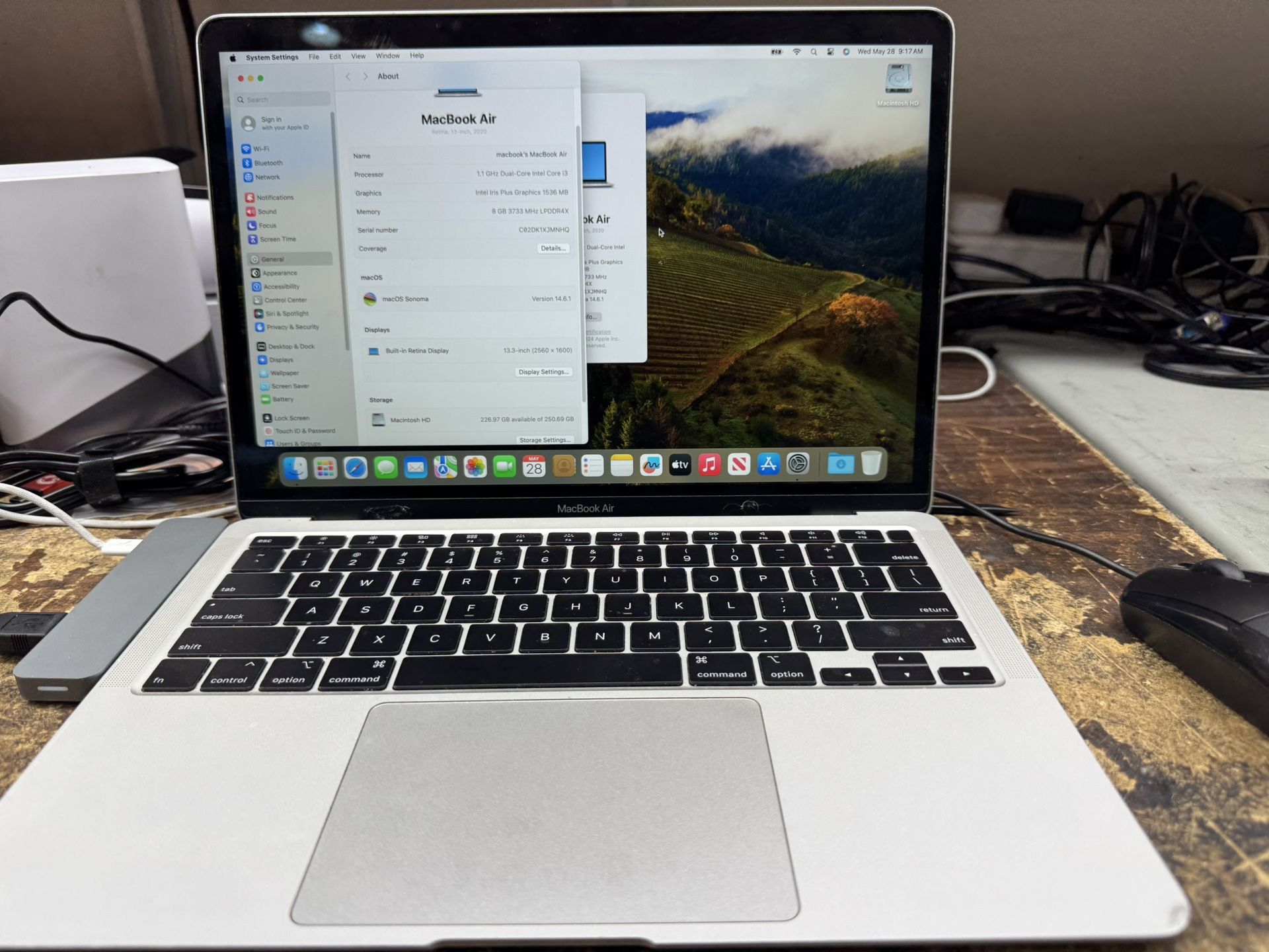 Macbook Air 2020 Retina 8 Gb Ram 256 Gb Hdd 90 Days Warranty