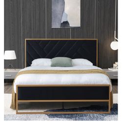 Full Size Metal Platform Bed