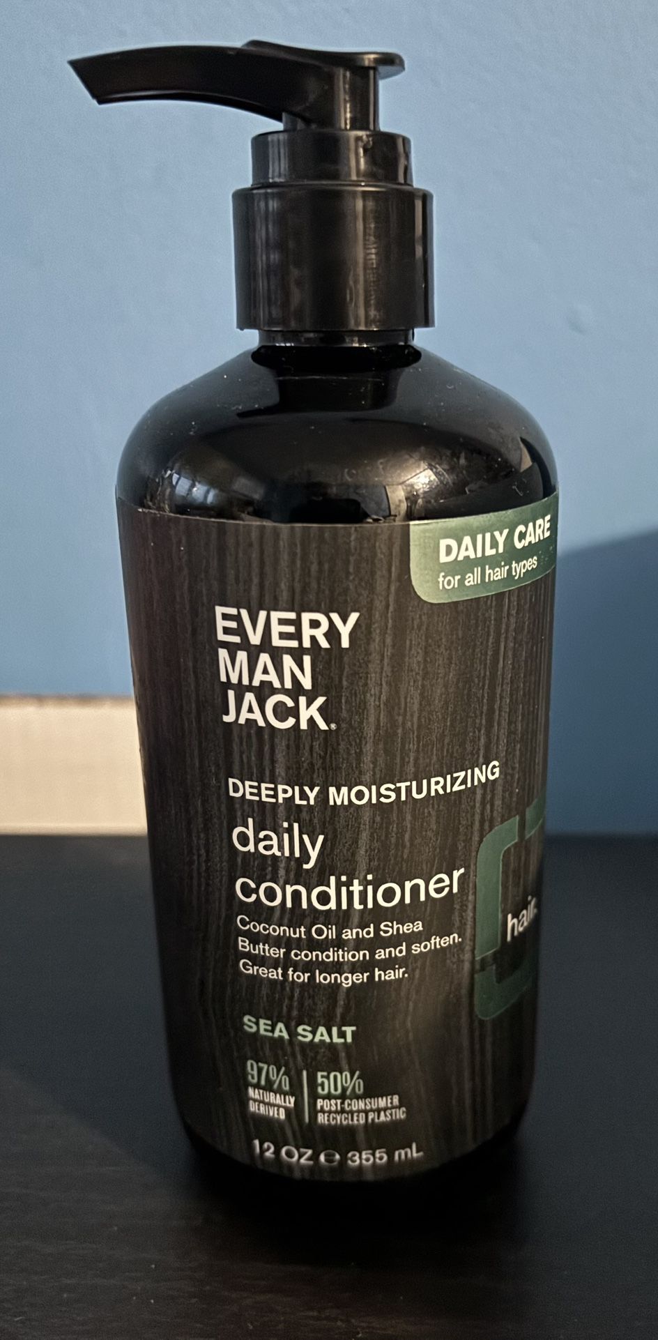 Every Man Jack Sea Salt Deeply Moisturizing Daily Conditioner Coconut Oil Shea