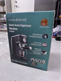 Casabrew Semi Auto Espresso Machine -New