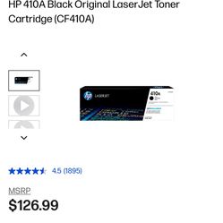 Hp Lazerjet 410A Black