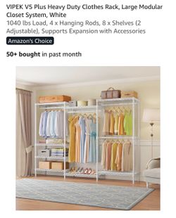 Heavy duty clothing rack