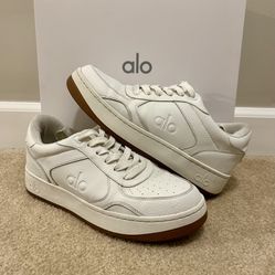 ALO Recovery Mode Sneakers (Men’s 9.5 / Women’s 11) Natural White / Gum - Good Used Condition w/ Box