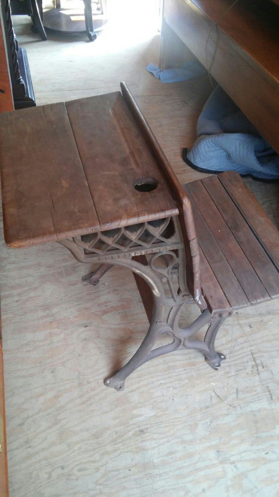 1883 Burlington SF Co. School Desk