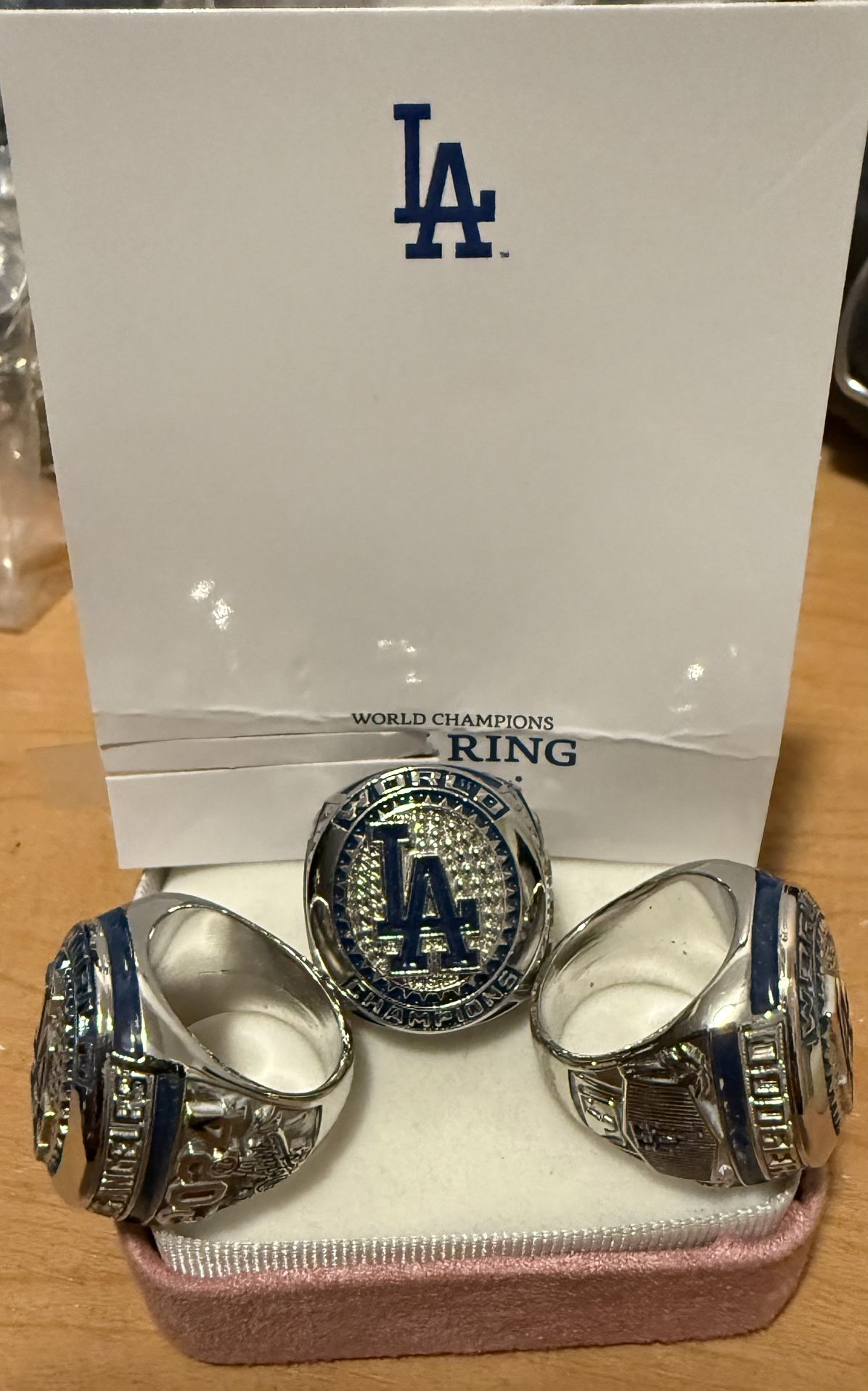 LA Dodgers 2024 Silver Ring