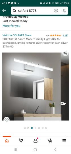 SOLFART 31.5 inch Modern Vanity Lights Bar for Bathroom