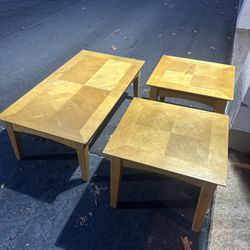 Coffee Table With End Tables